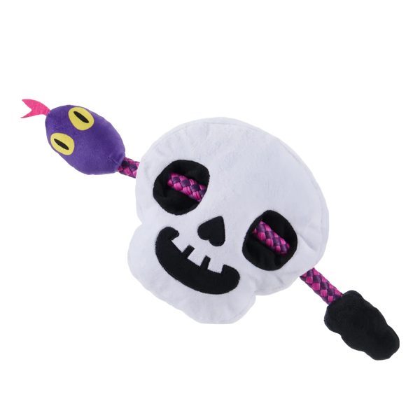 Skull Plush Extra-Large + Tug Dog Toy